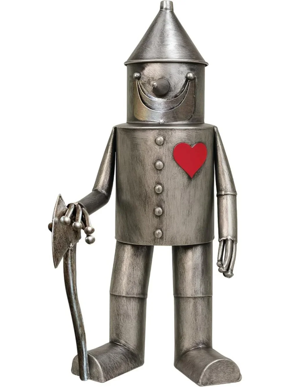 Whimsical Metal Garden Statue - Unique Outdoor Decor for Lawn or Patio
